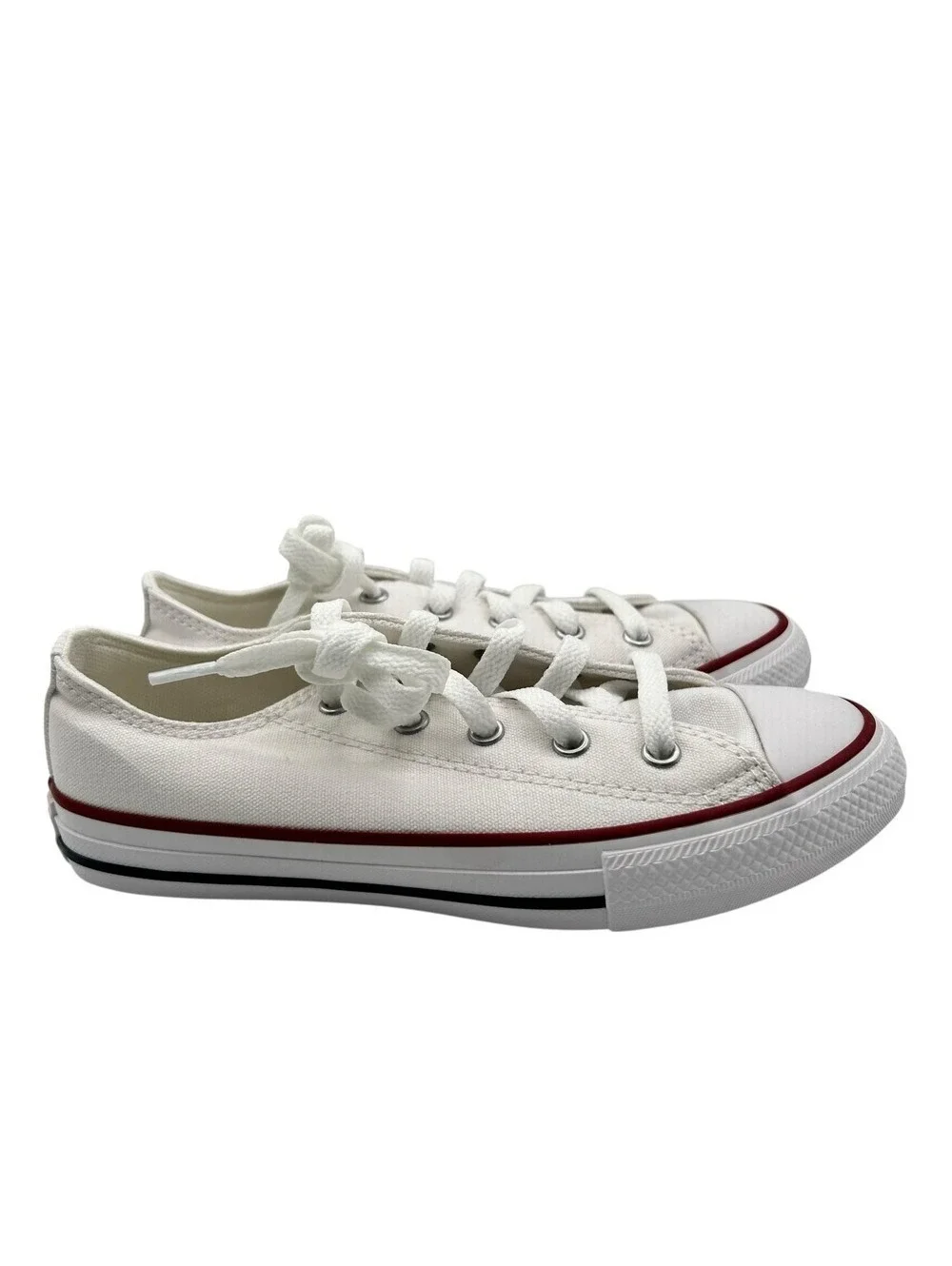 Converse Chuck Taylor All Star Low Top White Youth Sneakers Size 2 NWB